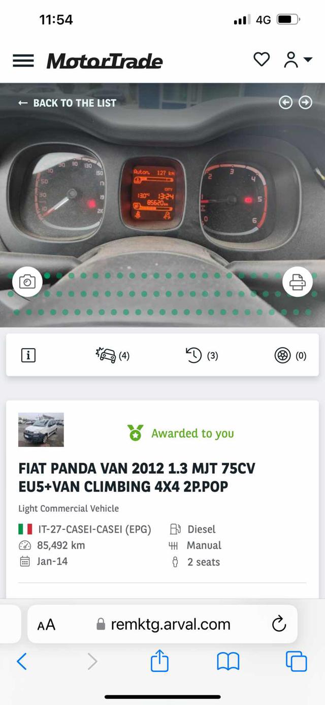 FIAT Panda usata, con Airbag Passeggero