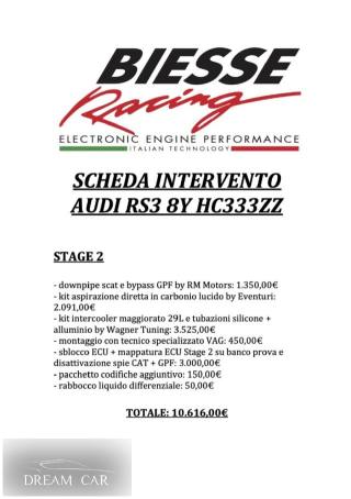 AUDI RS3 usata, con Park Distance Control
