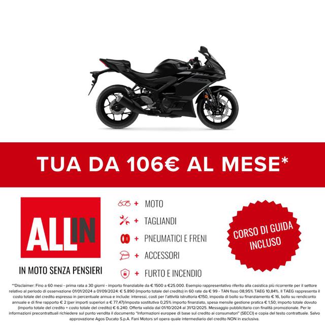 YAMAHA YZF R3 usata 1