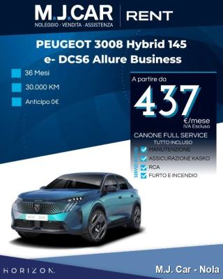 PEUGEOT 3008 Hybrid 145 e-DCS6 Allure Business