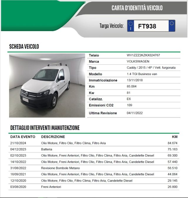 VOLKSWAGEN Caddy usata 38