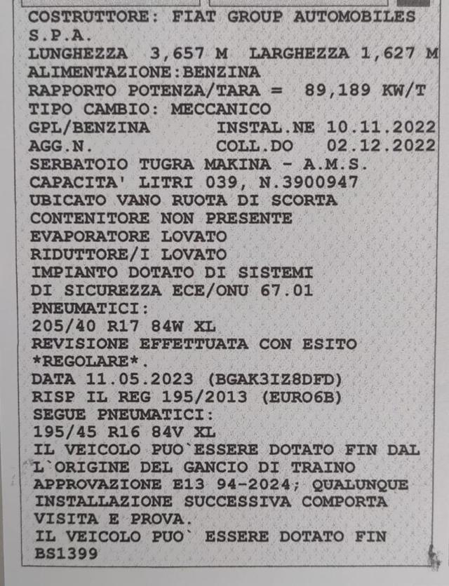 ABARTH 500 usata, con MP3