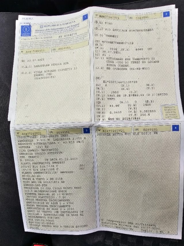 FORD Transit usata, con Sensori di parcheggio posteriori