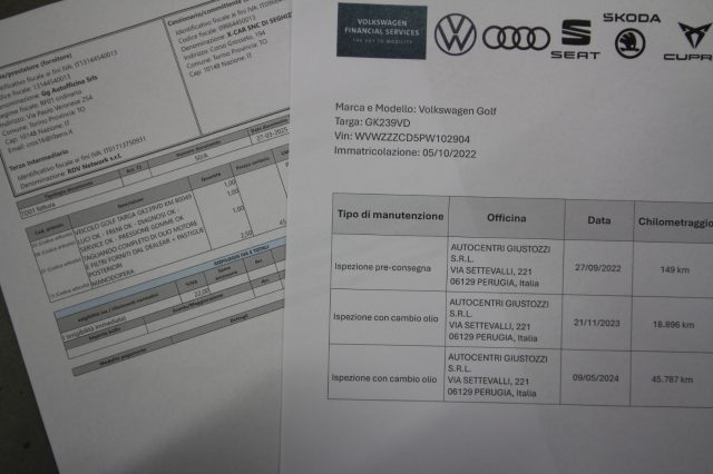 VOLKSWAGEN Golf usata, con Chiusura centralizzata