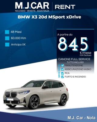 BMW X3 xDrive 20d Msport