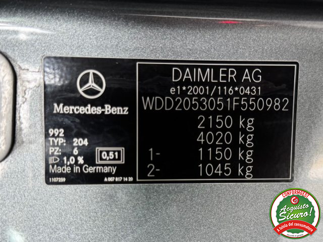 MERCEDES-BENZ C 220 usata, con USB