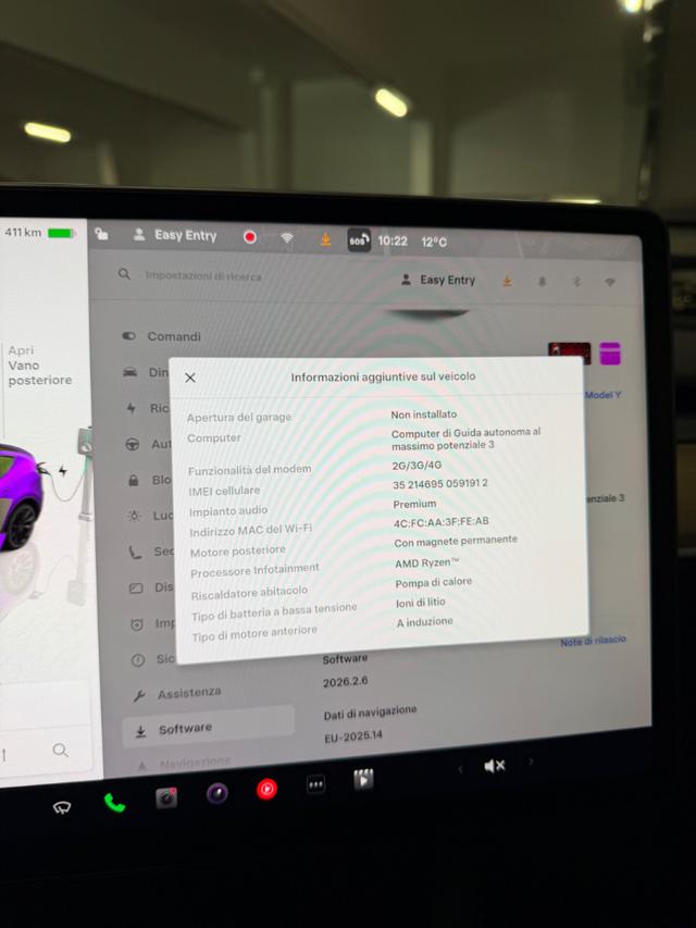 TESLA Model Y usata, con Fendinebbia