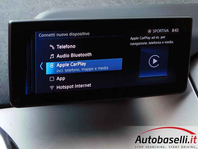 BMW i3 usata, con Streaming musicale integrato
