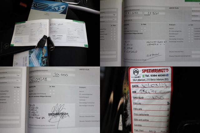 MERCEDES-BENZ B 180 usata, con Cronologia tagliandi