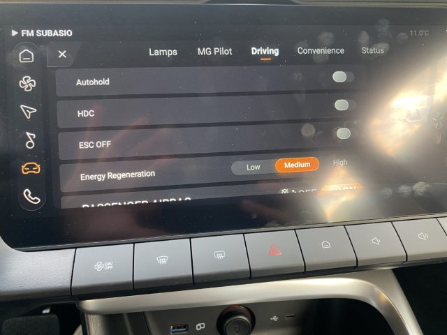 MG ZS usata, con Frenata d