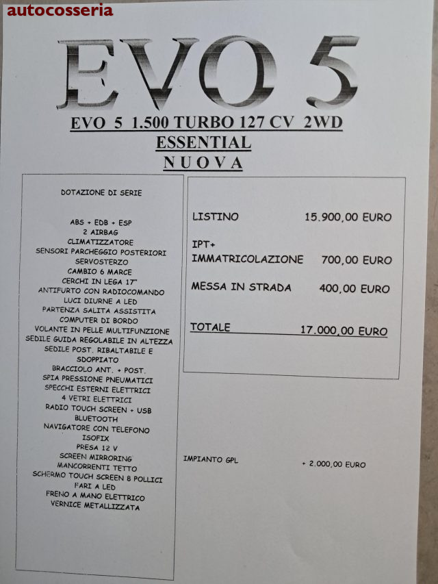 EVO Evo5 usata 4