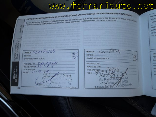 JEEP Compass usata, con Servosterzo