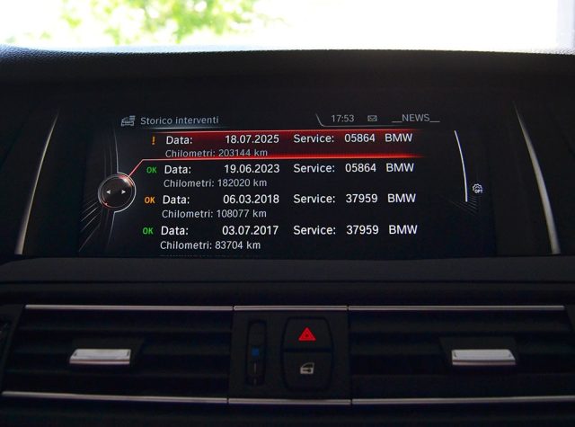 BMW 530 usata, con Cronologia tagliandi