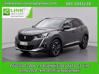 PEUGEOT 2008 BlueHDi 130 S&S EAT8 GT Line / Tagliandi /FULL