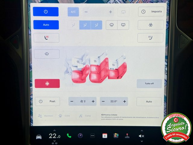 TESLA Model X usata, con Sedili riscaldati