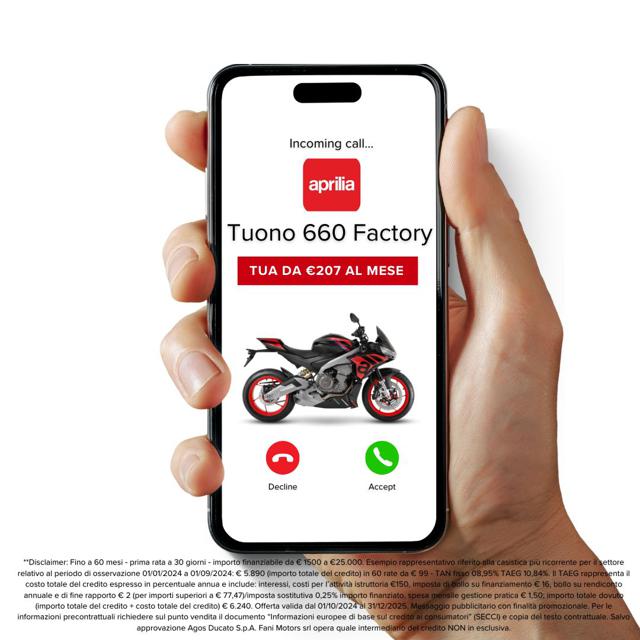 APRILIA Tuono 660 usata 2