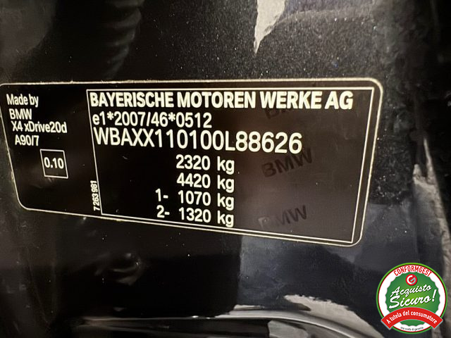 BMW X4 usata, con USB