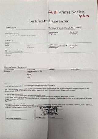 AUDI A3 usata, con Bracciolo