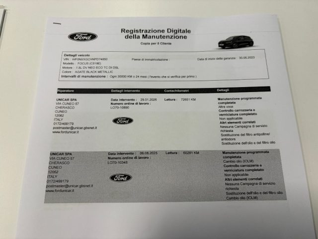 FORD Focus usata, con Controllo elettronico della corsia