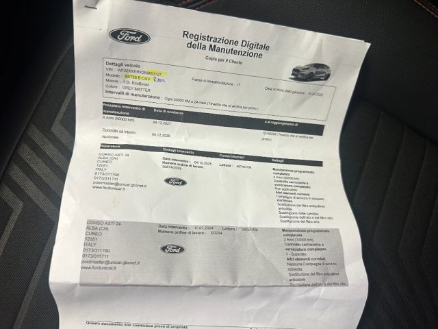 FORD Puma usata, con Volante in pelle