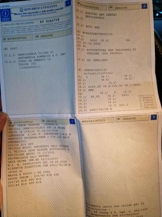 AUDI RS4 usata, con Airbag testa