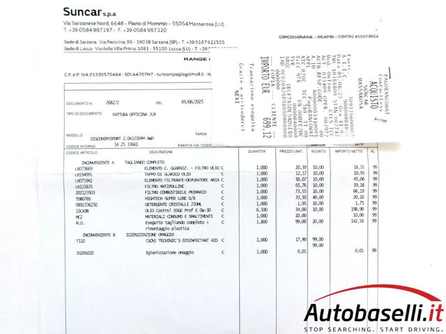 LAND ROVER Discovery Sport usata, con Autoradio