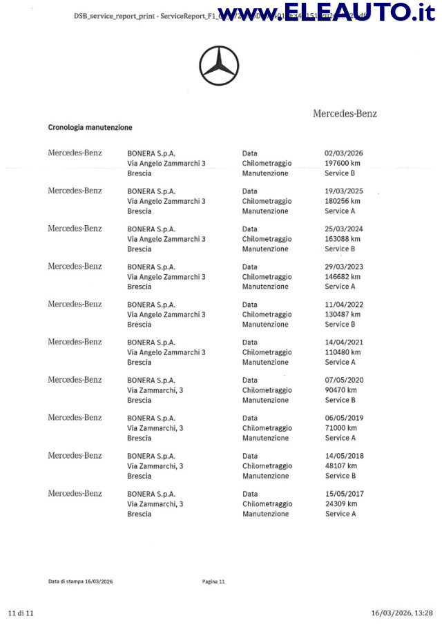 MERCEDES-BENZ E 220 usata, con Fendinebbia