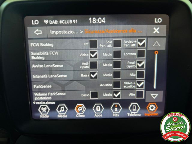 JEEP Renegade usata, con Immobilizzatore elettronico