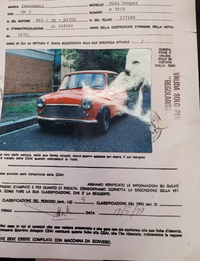 INNOCENTI Mini Cooper usata 13