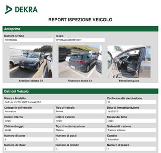 VOLKSWAGEN Golf usata, con Luci diurne LED