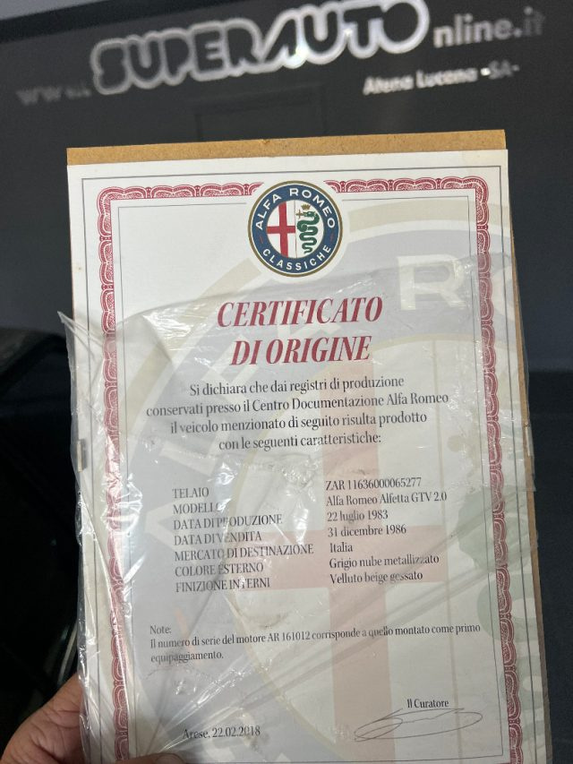 ALFA ROMEO GTV usata 8