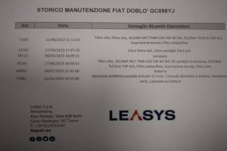 FIAT Doblo usata, con Cronologia tagliandi