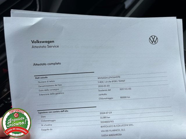 VOLKSWAGEN T-Roc usata, con Servosterzo