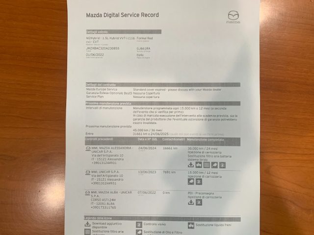 MAZDA 2 usata, con Bracciolo