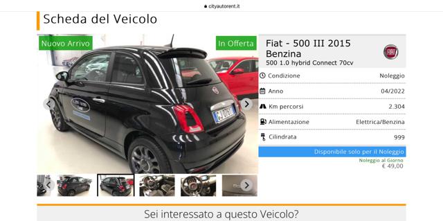 FIAT 500 usata, con Alzacristalli elettrici