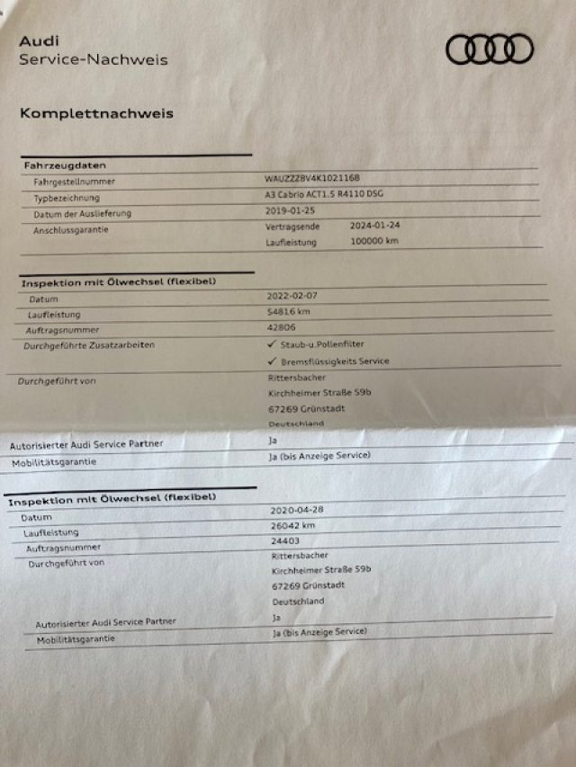 AUDI A3 usata, con Servosterzo