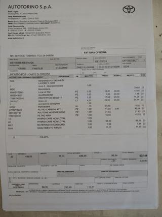TOYOTA Corolla usata, con Specchietti laterali elettrici