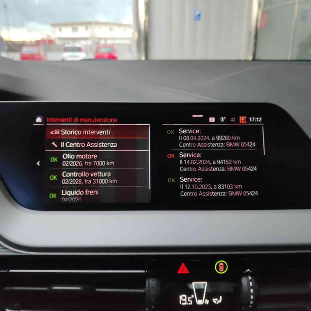 BMW 116 usata, con Touch screen