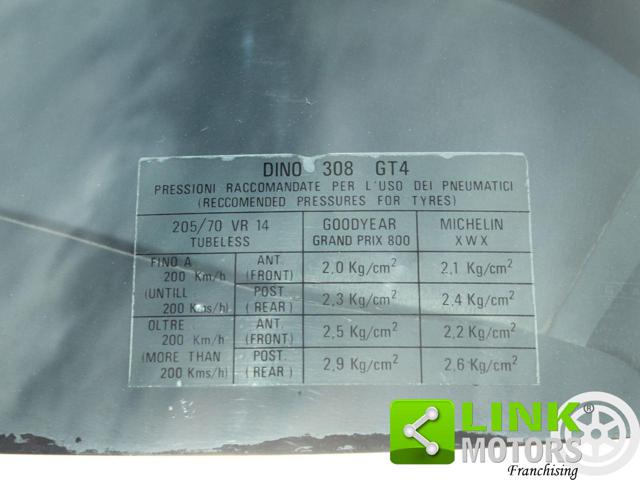 FERRARI Dino GT4 usata 28