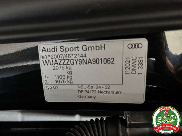 AUDI RS usata, con Volante in pelle