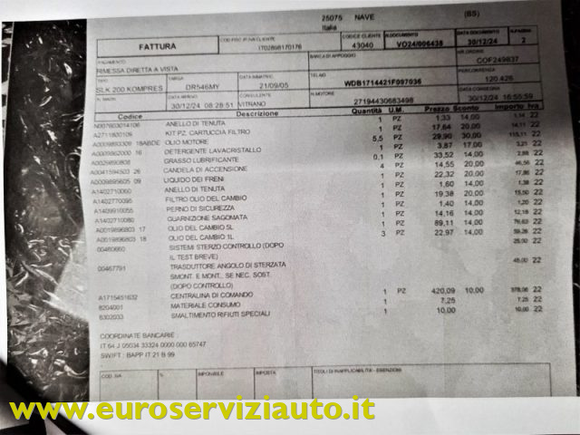 MERCEDES-BENZ SLK 200 usata 46