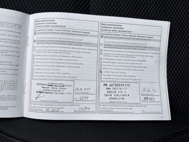 NISSAN Qashqai usata, con Boardcomputer