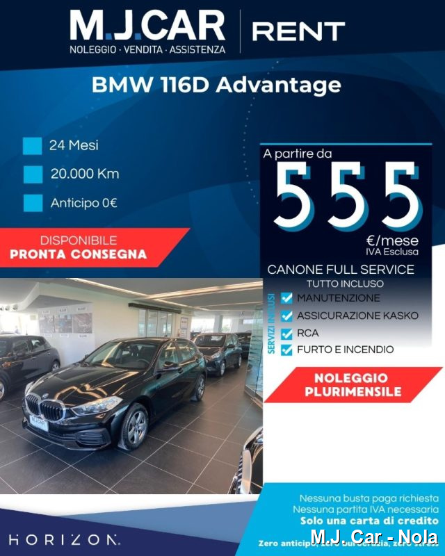 BMW 116 usata, con ABS