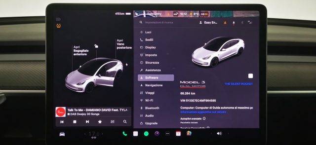 TESLA Model 3 usata, con Cronologia tagliandi