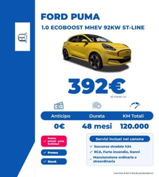 FORD Puma 1.0 EcoBoost Hybrid 125 CV S&S aut. ST-Line