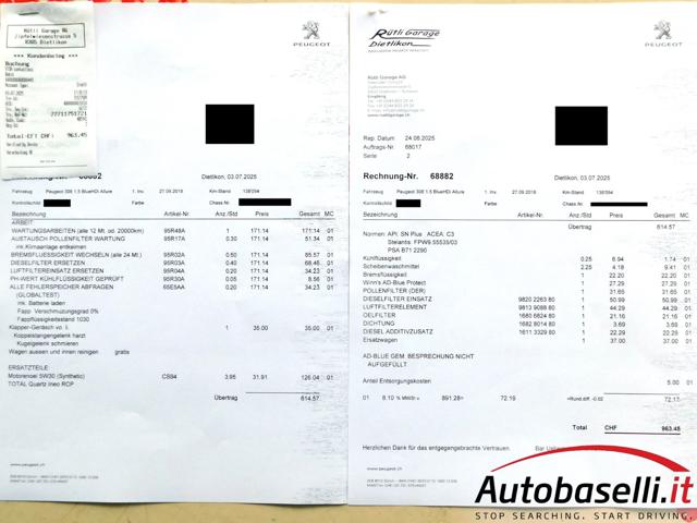 PEUGEOT 308 usata, con Autoradio