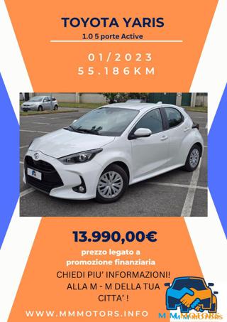 TOYOTA Yaris 1.0 5 porte Active