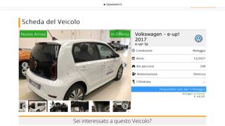 VOLKSWAGEN e-up! usata, con Airbag