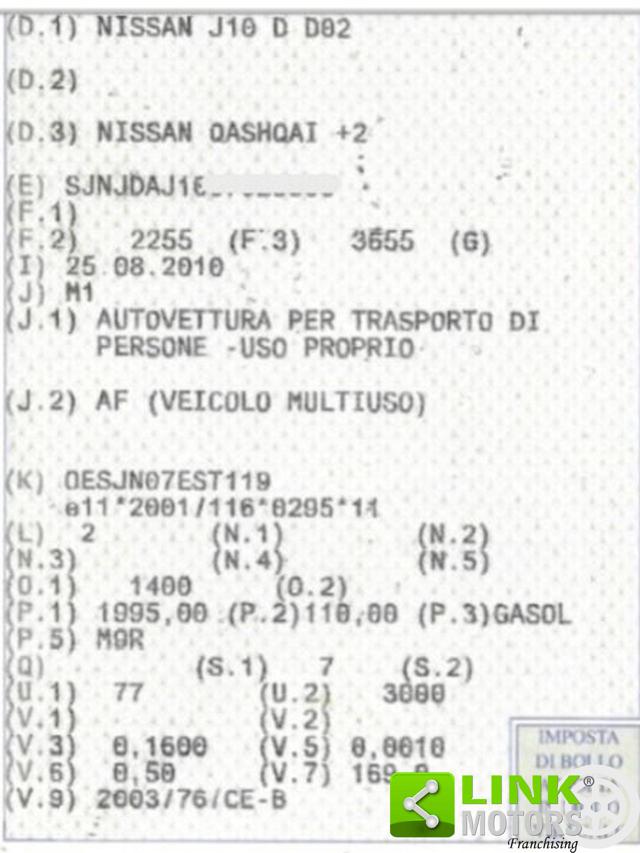 NISSAN Qashqai+2 usata 33
