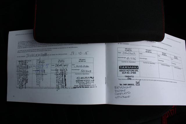 SUBARU WRX STI usata, con Interni in pelle